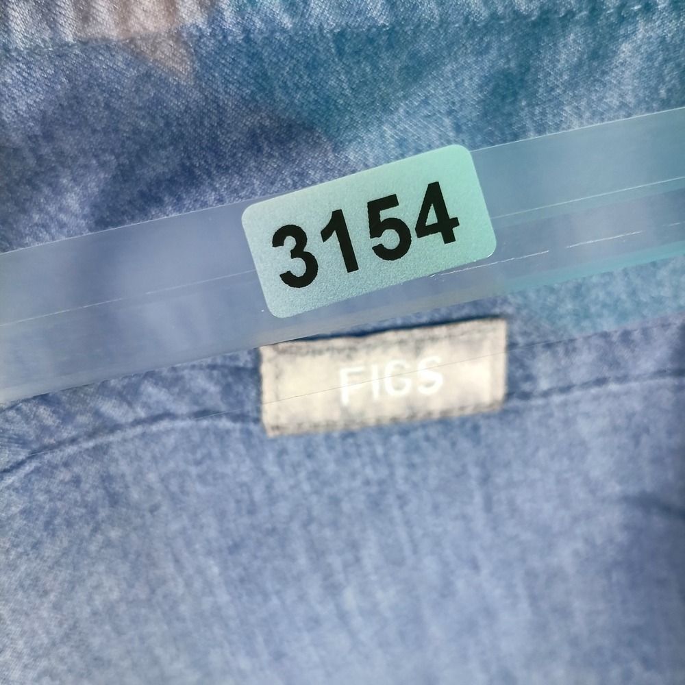 Figs Kade Cargo Scrub Pants Women Large Blue Straight Leg Medical Nursing T21004 - Picture 7 of 7